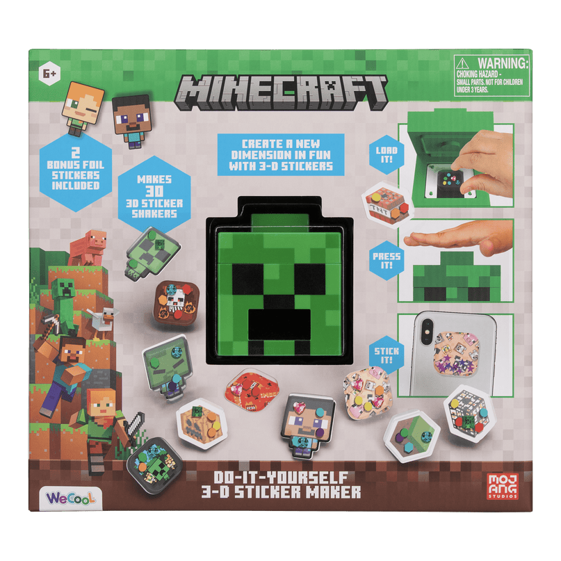MINECRAFT DIY komplekt 3D kleebiste tegija