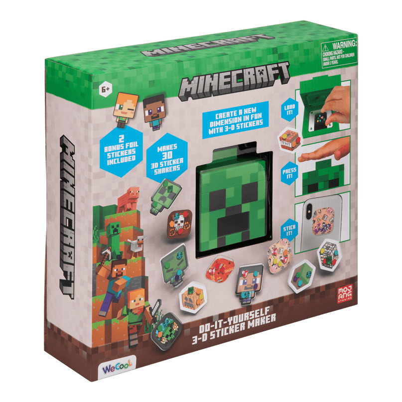 MINECRAFT DIY komplekt 3D kleebiste tegija