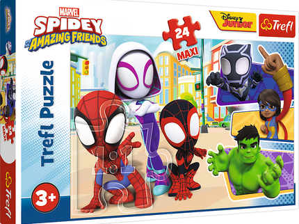 TREFL SPIDER-MAN Maxi Pusle Ämblikmees Spidey, 24 osa