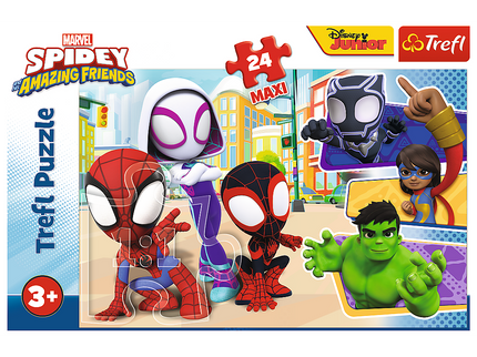 TREFL SPIDER-MAN Maxi Pusle Ämblikmees Spidey, 24 osa