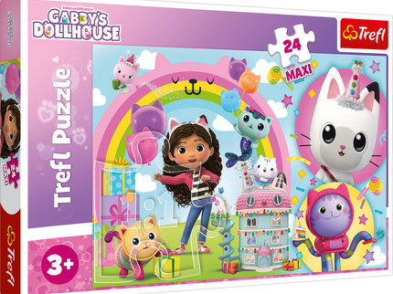 TREFL GABBY´S DOLLHOUSE Maxi pusle, 24 osa