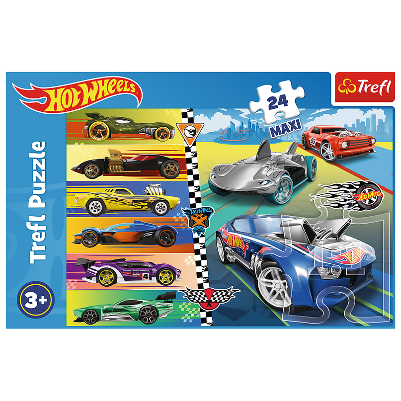TREFL HOT WHEELS Maxi Pusle, 24 osa