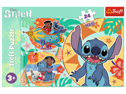 TREFL DISNEY STITCH Maxi pusle, 24 osa