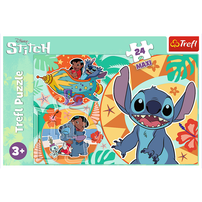TREFL DISNEY STITCH Maxi pusle, 24 osa