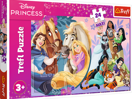 TREFL DISNEY PRINCESS Maxi Pusle Printsessid, 24 osa