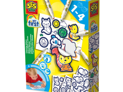 SES Minu esimesed värvitavad kleepsud