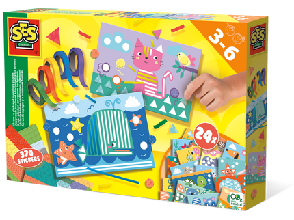 SES Õpime kujundeid ja kleepimist