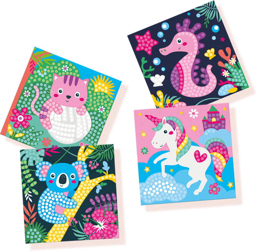 SES Teemantmosaiik Õnnelikud loomad