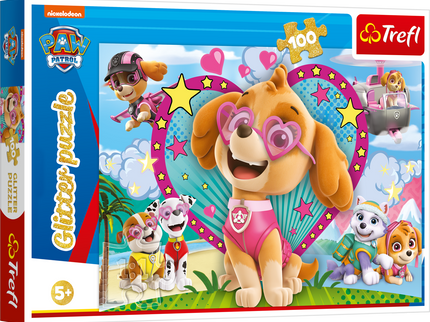 TREFL PAW PATROL Sädelev Pusle Käpapatrull, 100 osa