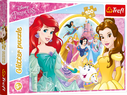 TREFL DISNEY PRINCESS Sädelev pusle Disney Printsessid, 100 osa