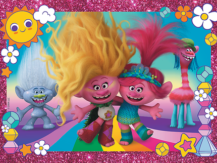 TREFL TROLLID Sädelev Pusle Trollid 3, 100 osa