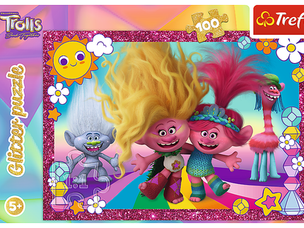 TREFL TROLLID Sädelev Pusle Trollid 3, 100 osa