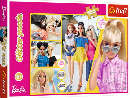 TREFL BARBIE Sädelev Pusle, 100 osa