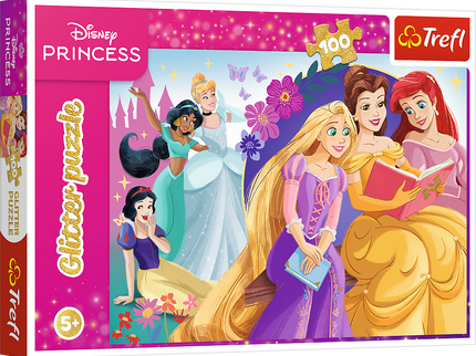 TREFL DISNEY PRINCESS Sädelev pusle Disney Printsessid, 100 osa