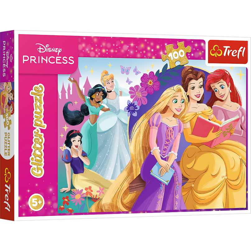 TREFL DISNEY PRINCESS Sädelev pusle Disney Printsessid, 100 osa