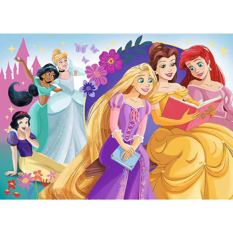 TREFL DISNEY PRINCESS Sädelev pusle Disney Printsessid, 100 osa