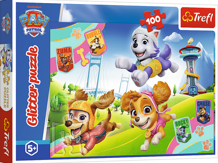 TREFL PAW PATROL Sädelev Pusle Käpapatrull, 100 osa
