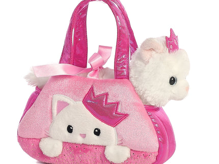 AURORA Fancy Pals Pehme mänguasi Printsess kass kandekotis, 20 cm