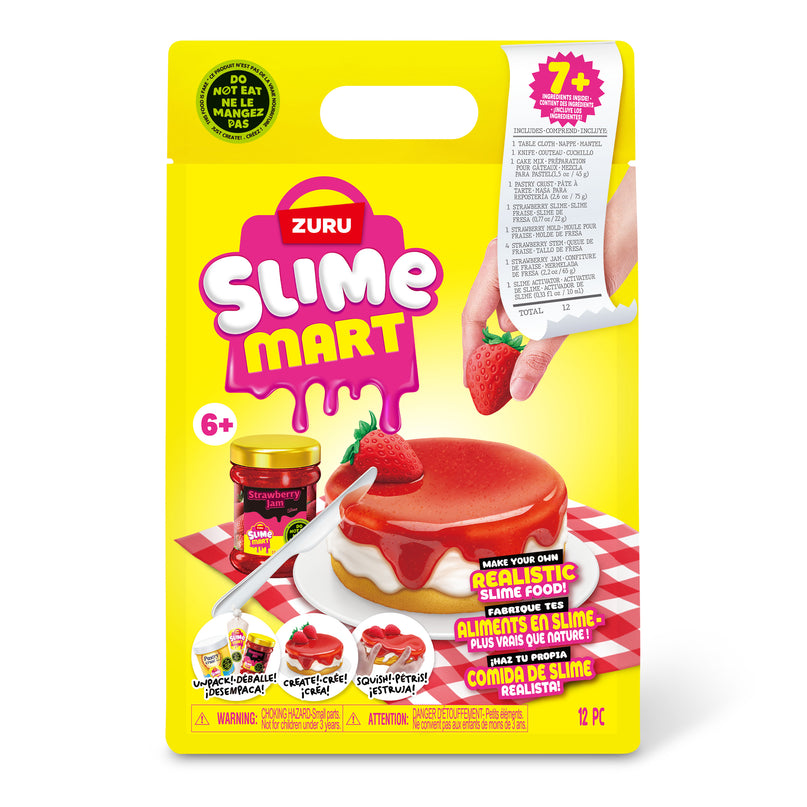 SLIME MART lima valmistamise komplekt Maasika Juustukook