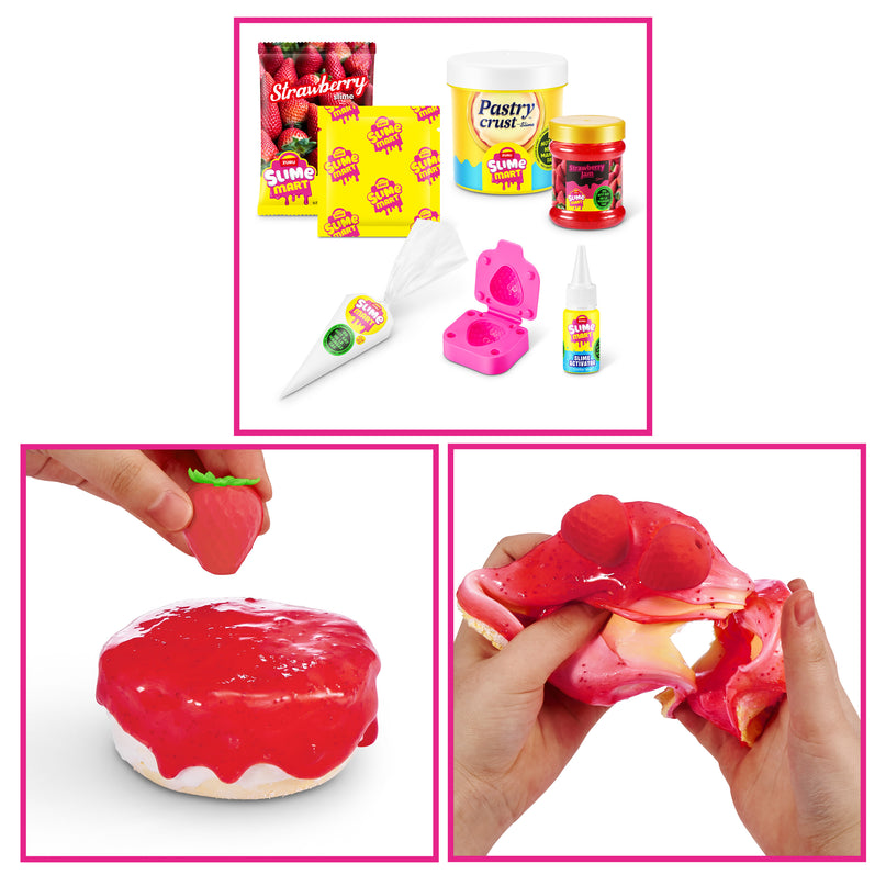 SLIME MART lima valmistamise komplekt Maasika Juustukook