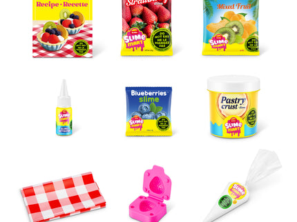 SLIME MART lima valmistamise komplekt Puuviljakook