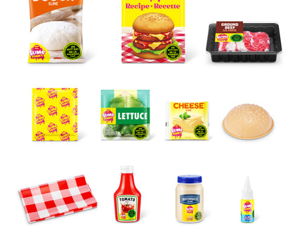 SLIME MART lima valmistamise komplekt Burger