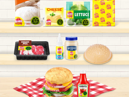 SLIME MART lima valmistamise komplekt Burger