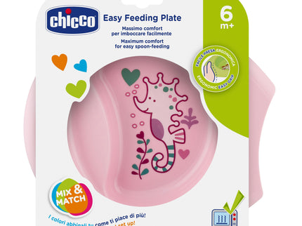 CHICCO taldrik Minu esimene 6M+ roosa