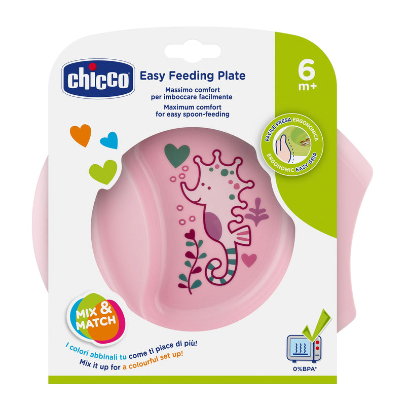 CHICCO taldrik Minu esimene 6M+ roosa