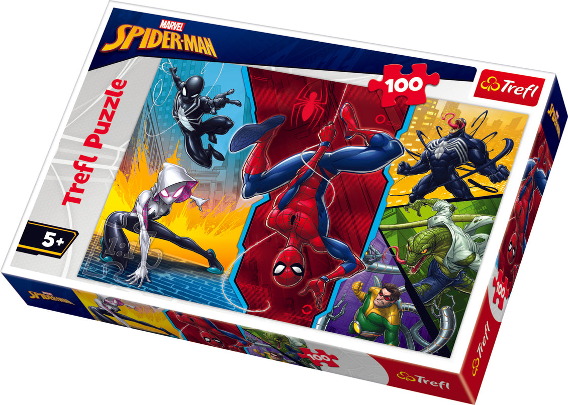TREFL SPIDER-MAN Pusle Ämblikmees, 100 osa