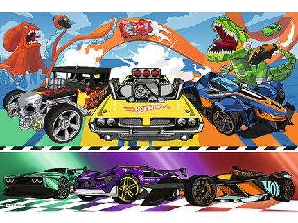 TREFL HOT WHEELS Pusle, 100 osa