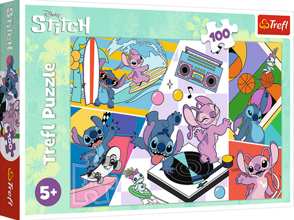 TREFL DISNEY STITCH Pusle, 100 osa