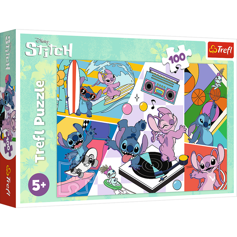 TREFL DISNEY STITCH Pusle, 100 osa