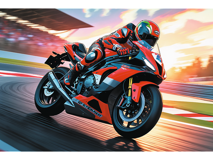 TREFL Pusle Mootorratas, 100 osa