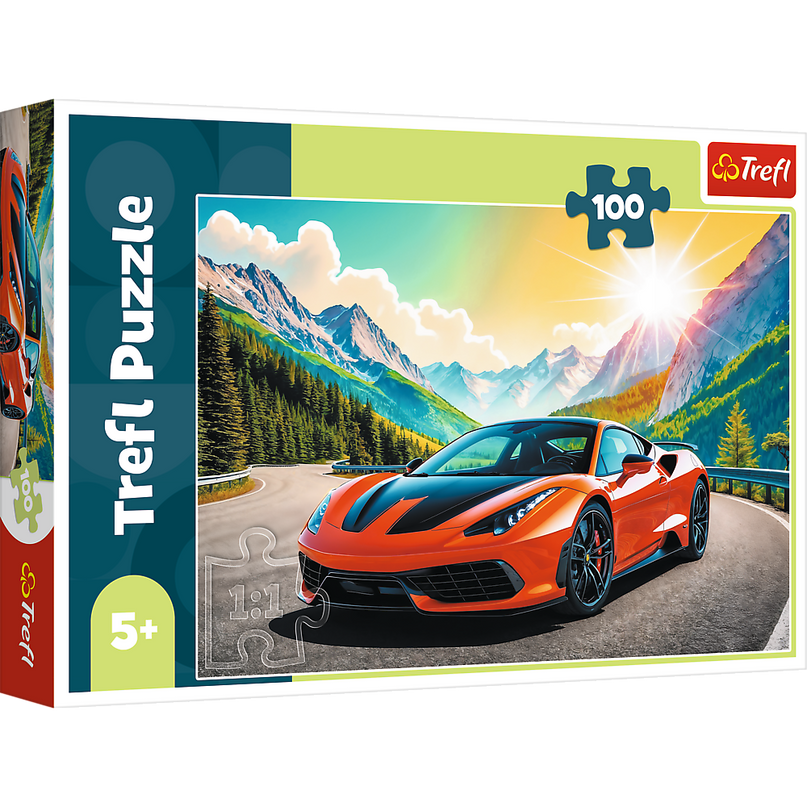 TREFL Pusle Sportauto, 100 osa