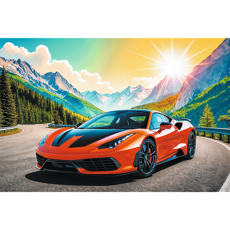 TREFL Pusle Sportauto, 100 osa