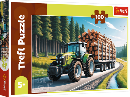 TREFL Pusle Metsatraktor, 100 osa