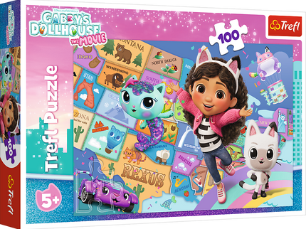 TREFL GABBY´S DOLLHOUSE Pusle, 100 osa