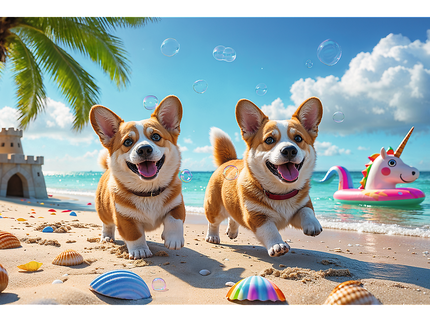 TREFL Pusle Corgi, 100 osa