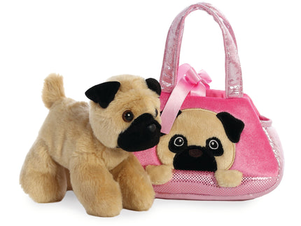 AURORA Fancy Pals pehme mänguasi mops kotis, 20 cm