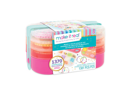 MAKE IT REAL Käsitöö komplekt Beads 2-Go!