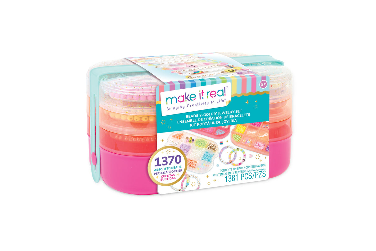 MAKE IT REAL Käsitöö komplekt Beads 2-Go!