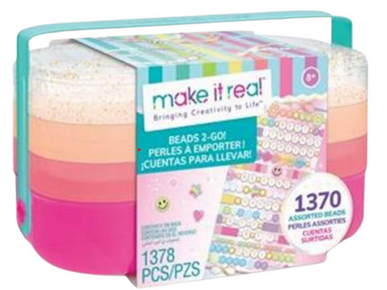 MAKE IT REAL Käsitöö komplekt Beads 2-Go!