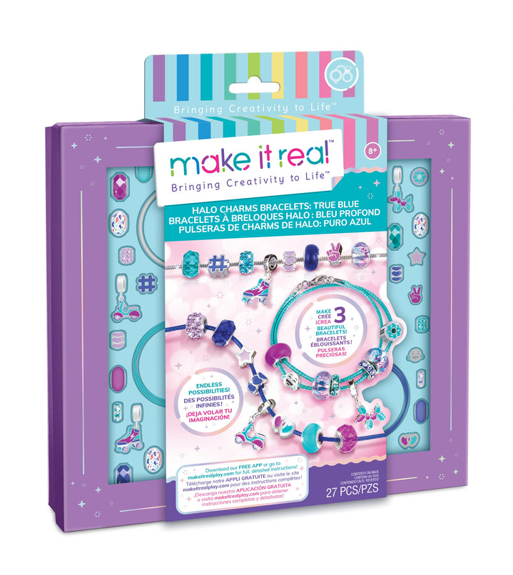 MAKE IT REAL Käsitöökomplekt - Käevõrud Sinine Maailm