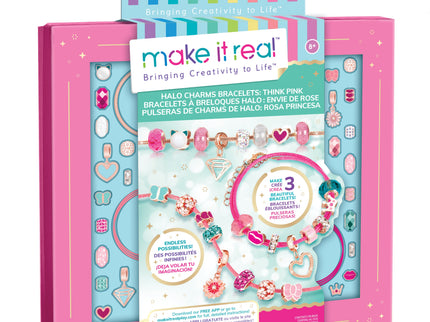 MAKE IT REAL Käsitöökomplekt - Käevõrud Roosa Maailm