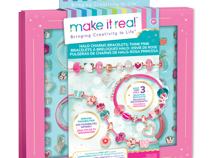 MAKE IT REAL Käsitöökomplekt - Käevõrud Roosa Maailm