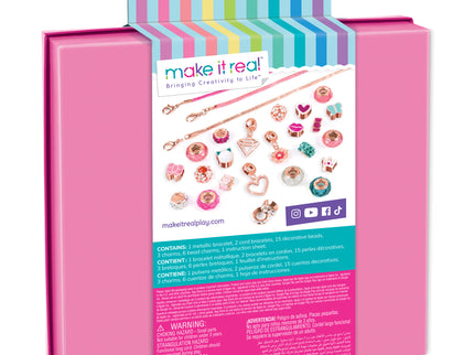 MAKE IT REAL Käsitöökomplekt - Käevõrud Roosa Maailm