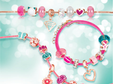 MAKE IT REAL Käsitöökomplekt - Käevõrud Roosa Maailm