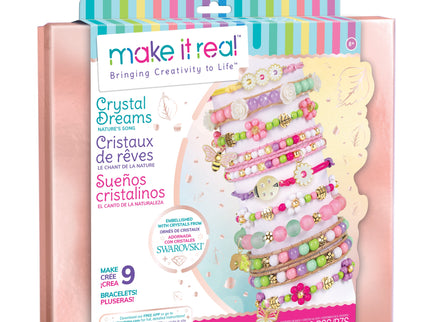 MAKE IT REAL Käsitöökomplekt - Käevõrude Komplekt Swarovski Kristallidega Loodus