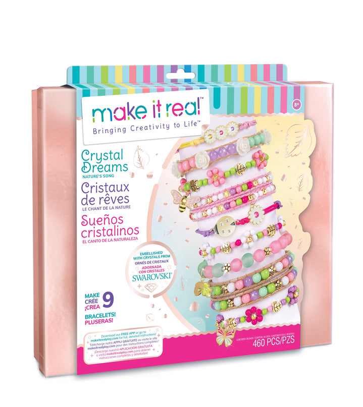 MAKE IT REAL Käsitöökomplekt - Käevõrude Komplekt Swarovski Kristallidega Loodus